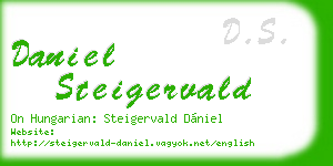 daniel steigervald business card